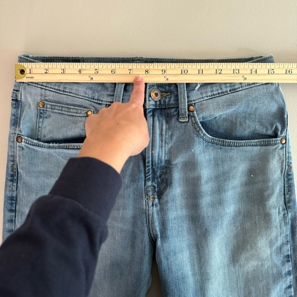 Wrangler Men's Distressed Painters Jeans Blue Straight Leg 30x32 Grunge Workwear - Picture 12 of 14